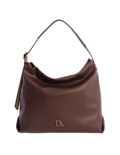 BOLSO-MARRÓN-UN-ASA-HOMBRO-ROMENA-COMPARTIMENTO-TRASERO-DON-ALGODÓN