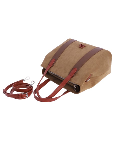 BOLSO-CAMEL-ASAS-A-CONTRASTE-ASA-BANDOLERA-NIVARA-COMPARTIMENTO-TRASERO-DON-ALGODÓN