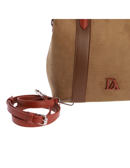 BOLSO-CAMEL-ASAS-A-CONTRASTE-ASA-BANDOLERA-NIVARA-COMPARTIMENTO-TRASERO-DON-ALGODÓN