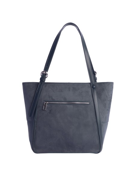 SHOPPER-ANTELINA-AZUL-MARINO-ASAS-HOMBRO-CIERRE-CREMALLERA-REINA-DON-ALGODÓN