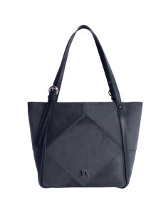 SHOPPER-ANTELINA-AZUL-MARINO-ASAS-HOMBRO-CIERRE-CREMALLERA-REINA-DON-ALGODÓN