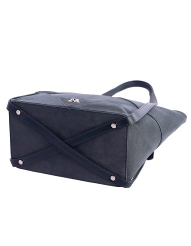 SHOPPER-ANTELINA-AZUL-MARINO-ASAS-HOMBRO-CIERRE-CREMALLERA-REINA-DON-ALGODÓN