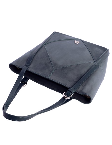 SHOPPER-ANTELINA-AZUL-MARINO-ASAS-HOMBRO-CIERRE-CREMALLERA-REINA-DON-ALGODÓN