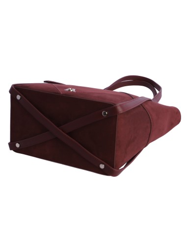 SHOPPER-ANTELINA-BURDEOS-ASAS-HOMBRO-CIERRE-CREMALLERA-REINA-DON-ALGODÓN