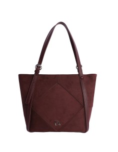 SHOPPER-ANTELINA-BURDEOS-ASAS-HOMBRO-CIERRE-CREMALLERA-REINA-DON-ALGODÓN