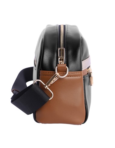 BANDOLERA-NEGRA.COMBINADA-OVALADA-TIRENA-ASA-REGULABLE-LOGO-FRONTAL-DON-ALGODÓN