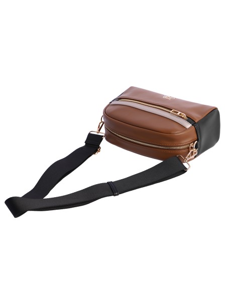 BANDOLERA-MARRÓN-COMBINADA-OVALADA-TIRENA-ASA-REGULABLE-LOGO-FRONTAL-DON-ALGODÓN