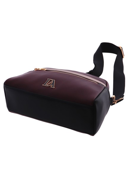 BANDOLERA BURDEOS OVALADA TIRENA DON ALGODÓN