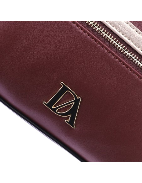 BANDOLERA BURDEOS OVALADA TIRENA DON ALGODÓN