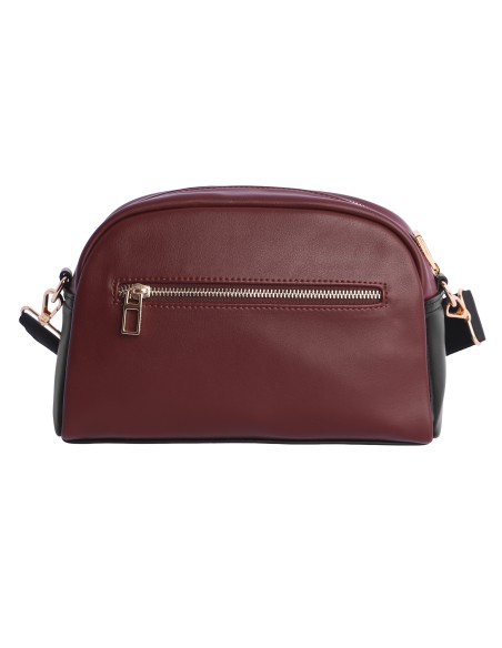 BANDOLERA BURDEOS OVALADA TIRENA DON ALGODÓN