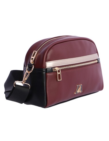 BANDOLERA BURDEOS OVALADA TIRENA DON ALGODÓN