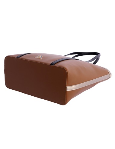 SHOPPER-MARRÓN-COMBINADO-MARRÓN-BLANCO-ASAS.HOMBRO--LUNETA-DON-ALGODÓN