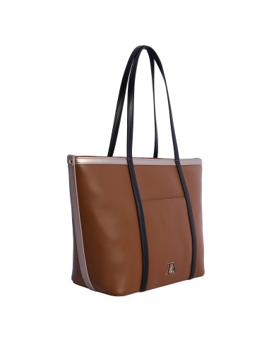 SHOPPER-MARRÓN-COMBINADO-MARRÓN-BLANCO-ASAS.HOMBRO--LUNETA-DON-ALGODÓN