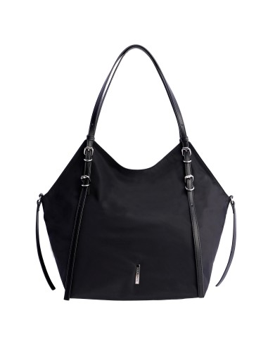 BOLSO-NYLON-NEGRO-HOMBRO-DOS-ASAS-DETALLES-METAL-LUNARA-DON-ALGODÓN
