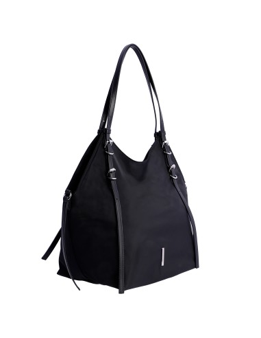 BOLSO-NYLON-NEGRO-HOMBRO-DOS-ASAS-DETALLES-METAL-LUNARA-DON-ALGODÓN