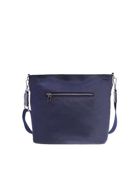 BANDOLERA-NYLON-MARINO.DETALLES-PLATA-COMPARTIMENTO-TRASERO-TUNDRA-DON-ALGODÓN