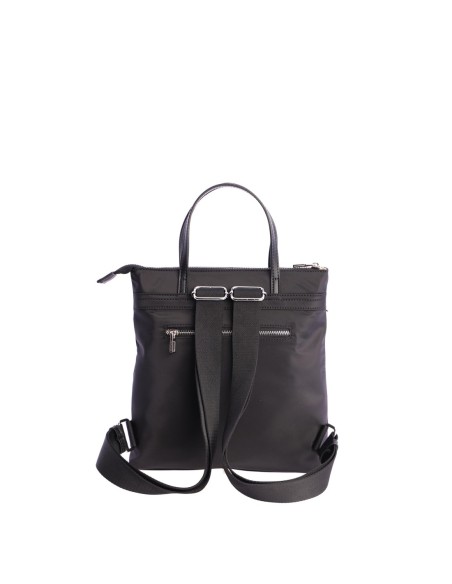 MOCHILA-NYLON-NEGRO-DOS-ASAS-MANO-ASAS-REGULABLES-TRASERAS-NORETA-DON-ALGODÓN