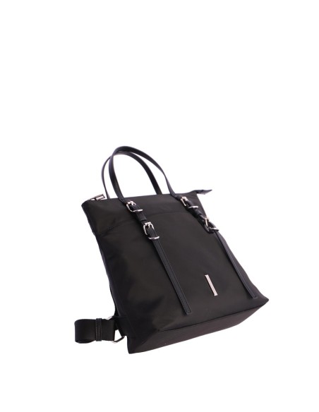 MOCHILA-NYLON-NEGRO-DOS-ASAS-MANO-ASAS-REGULABLES-TRASERAS-NORETA-DON-ALGODÓN