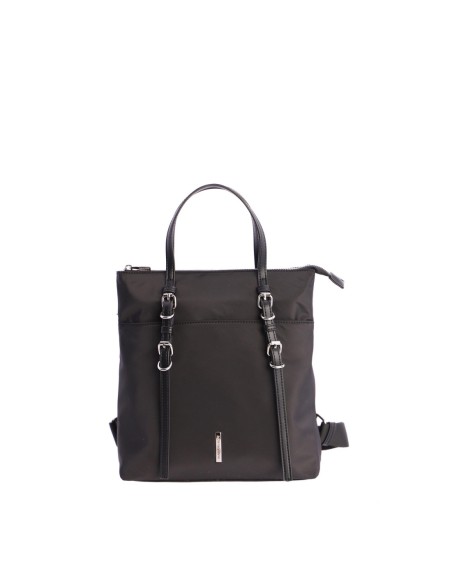 MOCHILA-NYLON-NEGRO-DOS-ASAS-MANO-ASAS-REGULABLES-TRASERAS-NORETA-DON-ALGODÓN