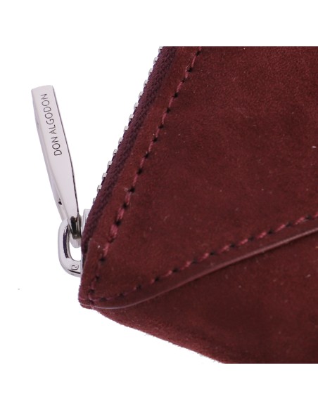 CARTERA ANTELINA BURDEOS IRKALA DON ALGODÓN