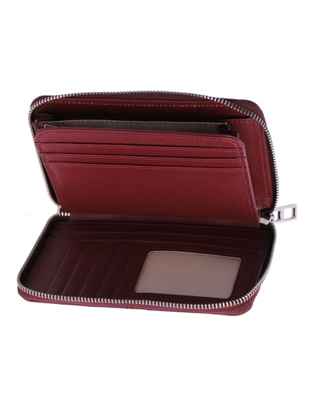 CARTERA ANTELINA BURDEOS IRKALA DON ALGODÓN