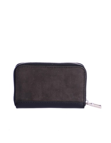 MONEDERO-ANTELINA-NEGRO-CIERRE-CREMALLERA-COMPARTIMENTOS-INTERIORES-NIRELA-DON-ALGODÓN