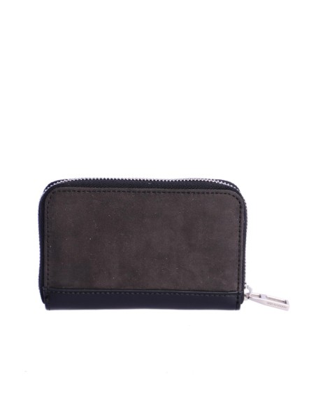 MONEDERO-ANTELINA-NEGRO-CIERRE-CREMALLERA-COMPARTIMENTOS-INTERIORES-NIRELA-DON-ALGODÓN