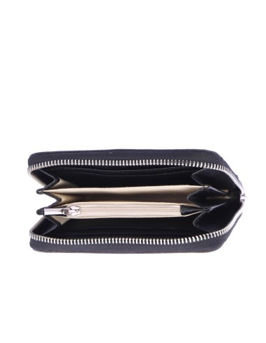 MONEDERO-ANTELINA-NEGRO-CIERRE-CREMALLERA-COMPARTIMENTOS-INTERIORES-NIRELA-DON-ALGODÓN
