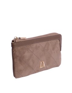 MONEDERO-ANTELINA-COLOR-TAUPE-CIERRE-CREMALLERA-COMPARTIMENTOS-INTERIORES-ELANA-DON-ALGODÓN 2