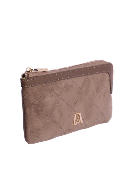 MONEDERO-ANTELINA-COLOR-TAUPE-CIERRE-CREMALLERA-COMPARTIMENTOS-INTERIORES-ELANA-DON-ALGODÓN
