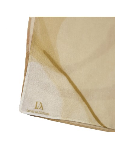 PAÑUELO-RECTANGULAR-ESTAMPADO-FLORAL-TONOS-BEIGE-DON-ALGODÓN