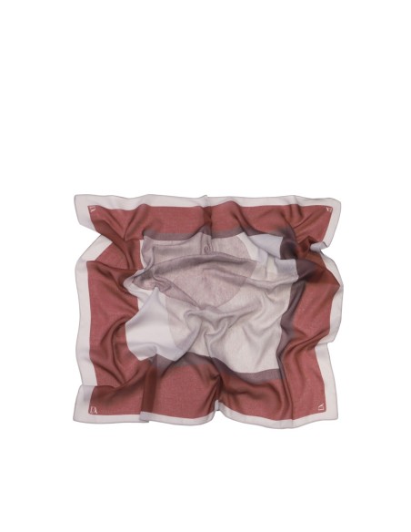 PAÑUELO-CYADRADO-BURDEOS-BEIGE-LUREYA-DON-ALGODÓN