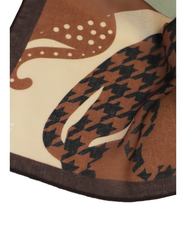 PAÑUELO-RECTANGULAR-ESTAMPADO-LEOPARDO-LUNARES-PATA-GALLO-ISELVA-DON-ALGODÓN
