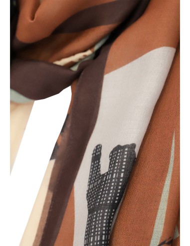 PAÑUELO-RECTANGULAR-ESTAMPADO-LEOPARDO-LUNARES-PATA-GALLO-ISELVA-DON-ALGODÓN