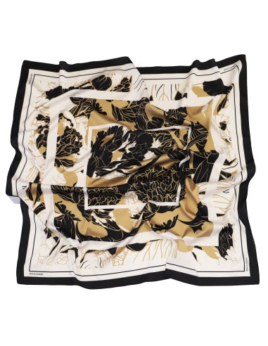 PAÑUELO-CUADARDO-ESTAMPADO-SIMULANDO-PLANTAS-MARRPNES-NEGRO-DON-ALGODÓN