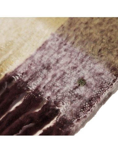 BUFANDA-CUADROS-MULTI-BEIGE-AZUL-MARRÓN-LILA-DON-ALGODÓN