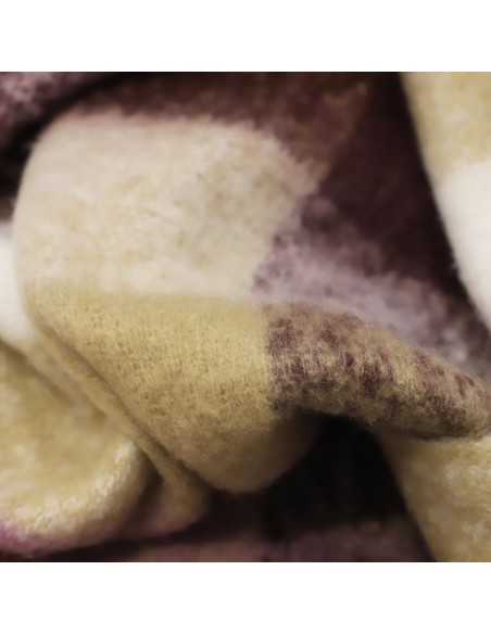 BUFANDA-CUADROS-MULTI-BEIGE-AZUL-MARRÓN-LILA-DON-ALGODÓN