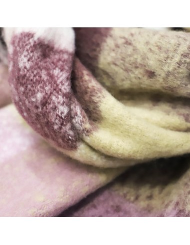 BUFANDA-CUADROS-MULTI-BEIGE-AZUL-MARRÓN-LILA-DON-ALGODÓN