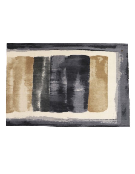 BUFANDA-PINCELADAS-GRUESAS-MARRÓN-GRIS-BEIGE-FLECOS-DON-ALGODÓN