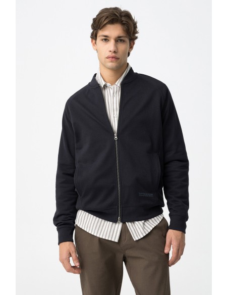 CHAQUETA-BOMBER-MARINO.DOBLE-CREMALLERA-BOLSILLOS-LATERALES-LEE-TIFFOSI