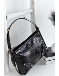 BOLSO-HOBO-CHAROL-NEGRO-ASA-HOMBRO-REGULABLE-DETALLES-DORADOS-NOCO-COMPLEMENTOS