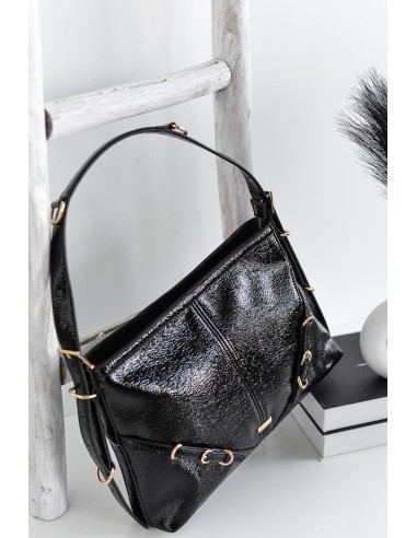 BOLSO-HOBO-CHAROL-NEGRO-ASA-HOMBRO-REGULABLE-DETALLES-DORADOS-NOCO-COMPLEMENTOS