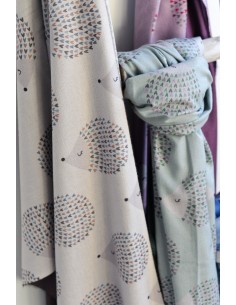 BUFANDA-CORAZONES-MULTI FORMANDO-ERIZOS-LISO-POR-OTRO-LADO-NOCO-COMPLEMENTOS 2