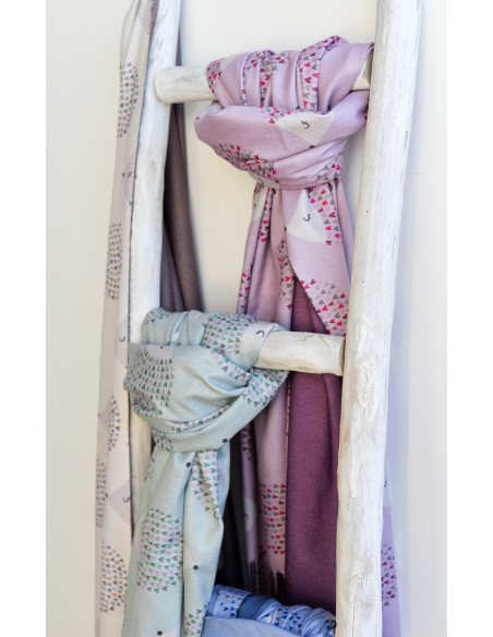 BUFANDA-CORAZONES-MULTI FORMANDO-ERIZOS-LISO-POR-OTRO-LADO-NOCO-COMPLEMENTOS