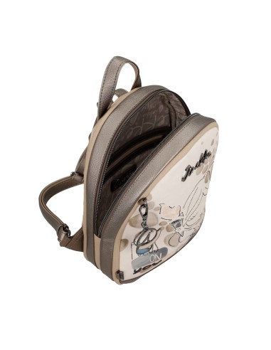 MOCHILA-PEQUEÑA-PASEO-COMPARTIMENTO-FRONTAL-TRASERO-CIERRE-CREMALLERA-OLYMPIA-ANEKKE