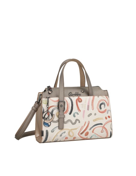 BOLSO-MEDIANO-DOS-ASAS-MANO-ASA-BANDOLERA-REGULABLE -EXTRAÍBLE-COMPARTIMENTO-TRASERO-ANEKKE-OLYMPIA