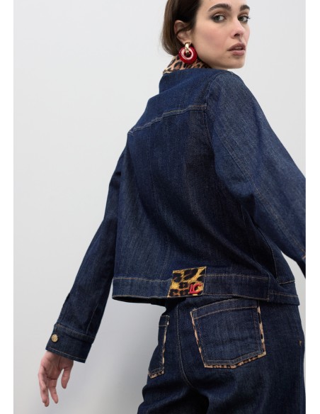 CZADORA-DENIMS-COMBINADA-ANIMAL-PRINT-BOTONES-METÁLICOS-LOLA-CASADEMUNT