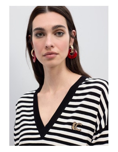 JERSEY-PICO-BICOLOR-NEGRO-BLANCO-LOGO-LOLA-CASADEMUNT