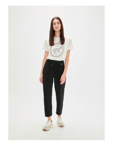 PANTALONES-NEGROS-TEJIDO-SCUBA-STRASS-LATERALES-CORDÓN-AJUSTABLE-LOLS-CASADEMUNT