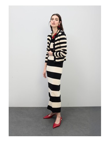 VESTIDO TRICOT BICOLOR LOLA CASADEMUNT